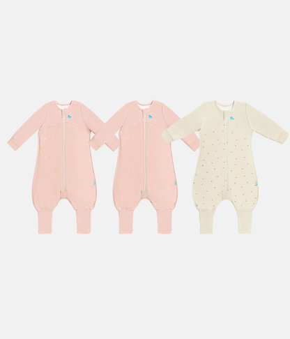 Sleep Suit Bundle | 1.5 TOG | Blush Twigs 2 | Oatmeal Twigs