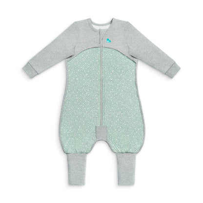 Sleep Suit Long Sleeve 1.0 TOG Cotton Olive Stardust