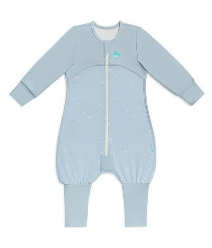 Sleep Suit Long Sleeve 1.0 TOG Cotton Powder Blue Twinkle