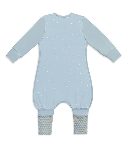 Sleep Suit Long Sleeve 1.0 TOG Cotton Powder Blue Twinkle