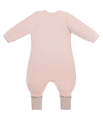 Sleep Suit Long Sleeve 1.0 TOG Cotton Powder Pink Twinkle