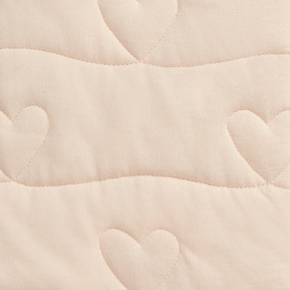 Sleep Suit Long Sleeve 3.5 TOG Cotton Blush Heart Quilting