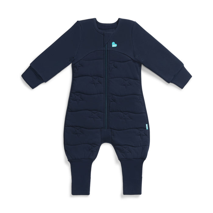 Sleep Suit Long Sleeve 3.5 TOG Cotton Navy Star Quilting