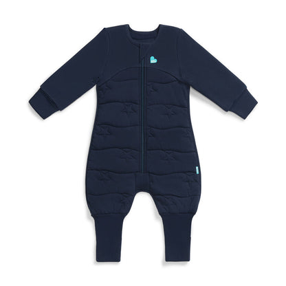 Sleep Suit Long Sleeve 3.5 TOG Cotton Navy Star Quilting