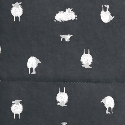 Sleep Suit Long Sleeve Two-Piece 2.5 TOG Organic Cotton/Merino Wool Charcoal Lamb's Best Friend