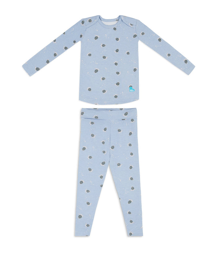 Sleep Suit & Pyjama Bundle | 1.0 TOG | Powder Blue Twinkle | Blue Turtally