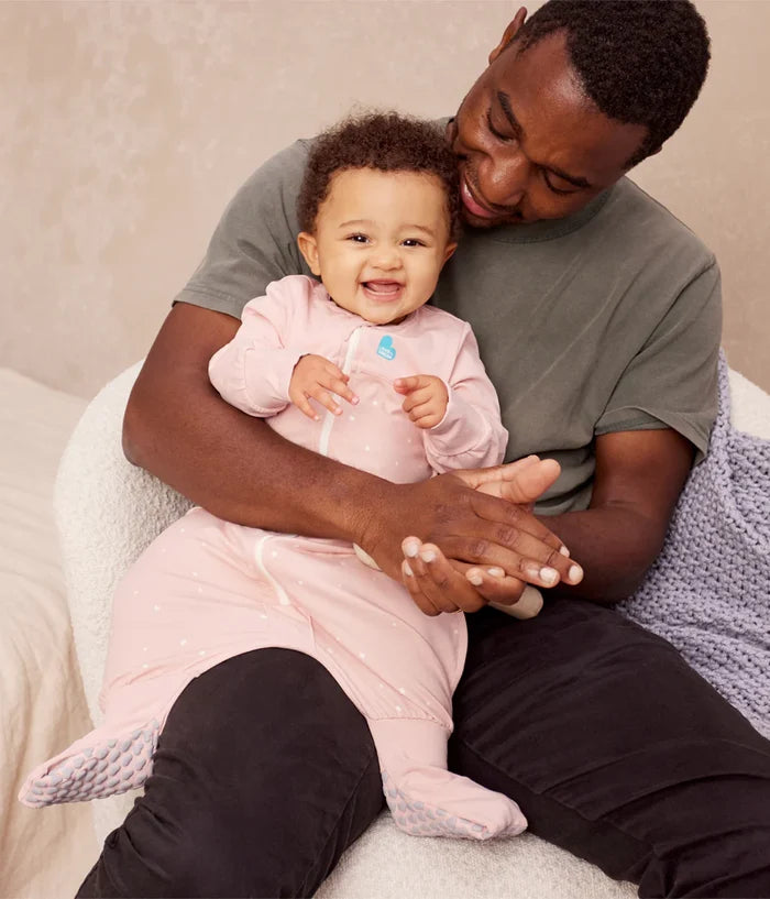 Sleep Suit & Romper Bundle | 1.0 TOG | Bamboo | Pink Twinkle | Blush Cherries