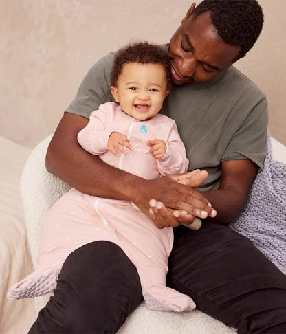 Sleep Suit & Romper Bundle | 1.0 TOG | Bamboo | Pink Twinkle | Blush Cherries