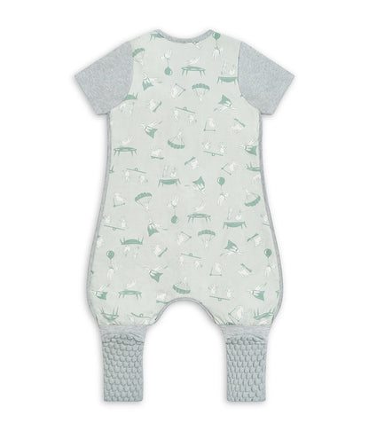 Sleep Suit Short Sleeve 1.0 TOG Organic Cotton Green Daredevil