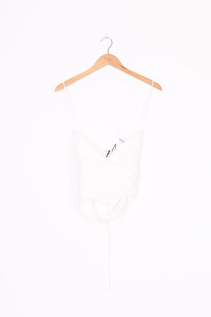 St Agni Womens White Top Size S