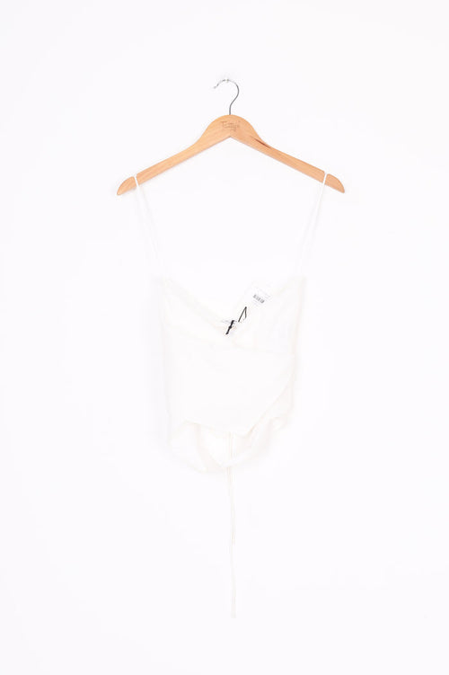 St Agni Womens White Top Size S