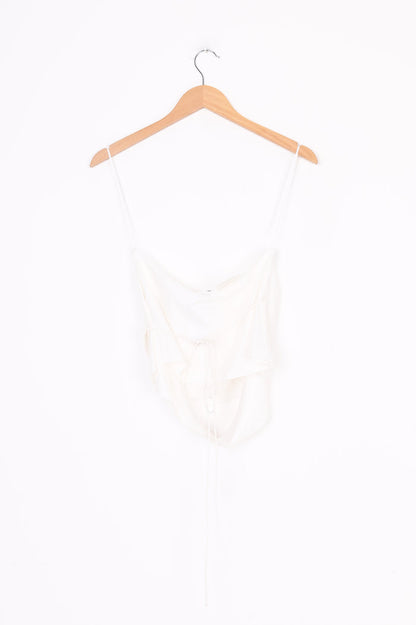 St Agni Womens White Top Size S