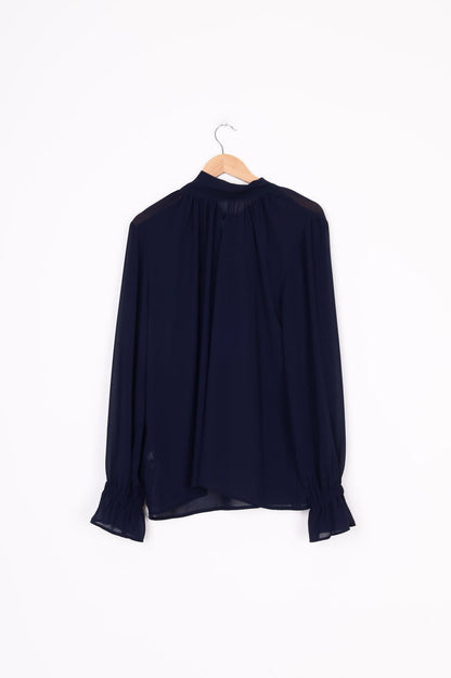 Staple + Cloth Womens Blue Top Size 12