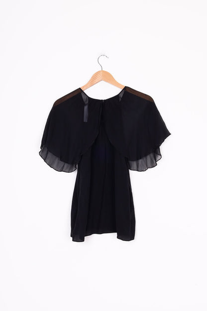 Storm Womens Black Top Size 8