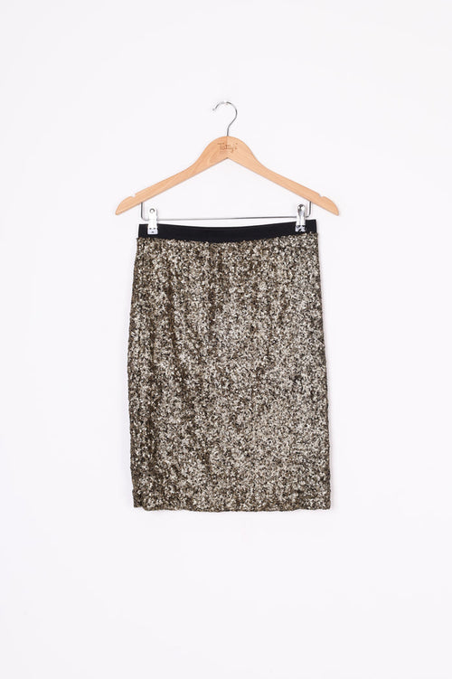 Storm Womens Gold Skirt Size 10