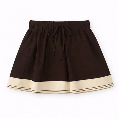 Striped Collar Skirt
