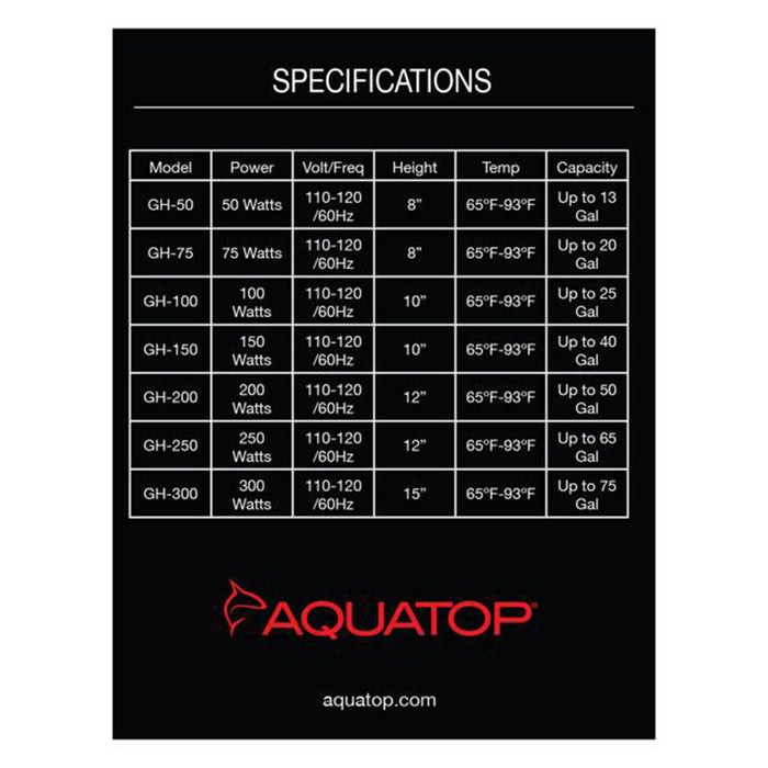 Submersible Aquarium Heater