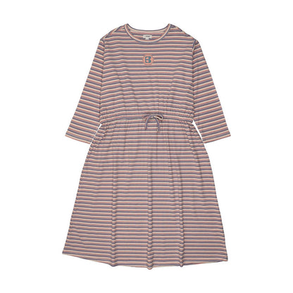 Summer Stripe 3/4 Sleeve Dress