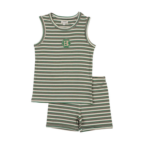 Summer Stripe Tank Set