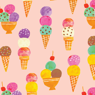 Sundae Funday Summer Dog Bandana