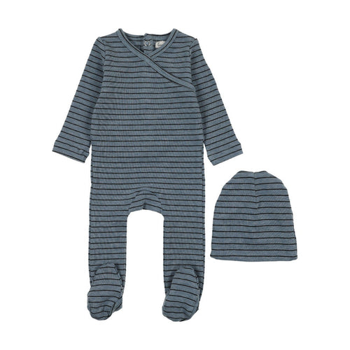 Super Soft Stripes Footie Set