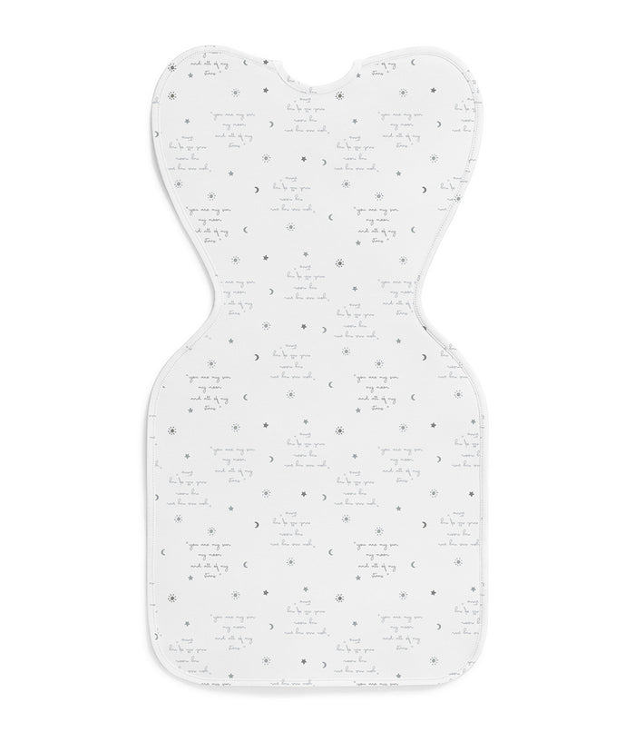Swaddle Up™ 0.2 TOG Cotton White You Are My