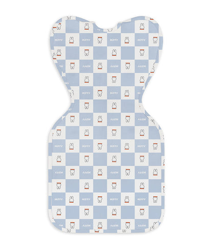 Swaddle Up™ 1.0 TOG Cotton Blue Miffy Checker