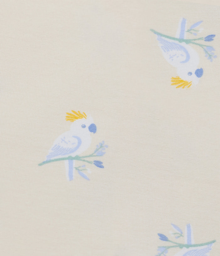 Swaddle Up™ 1.0 TOG Cotton Cream Cockatoos