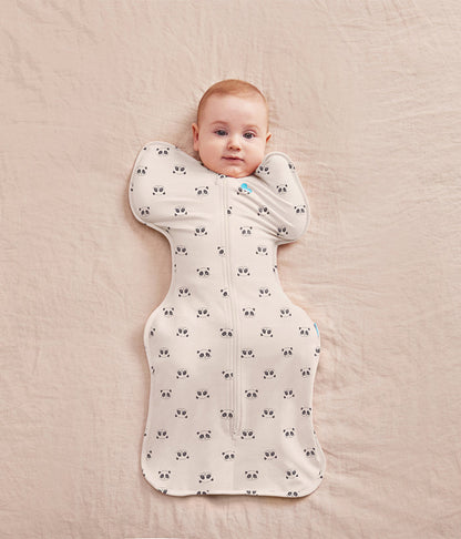 Swaddle Up™ 1.0 TOG Cotton Cream Sleepy Pandas
