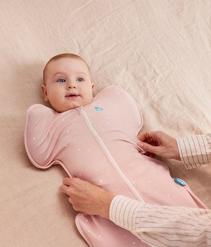 Swaddle Up™ 1.0 TOG Cotton Powder Pink Twinkle