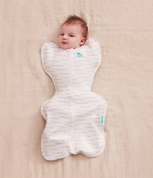 Swaddle Up™ 1.0 TOG Cotton White Dreamer