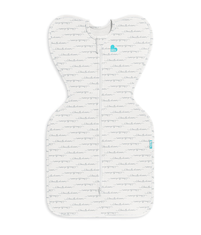 Swaddle Up™ 1.0 TOG Cotton White Dreamer