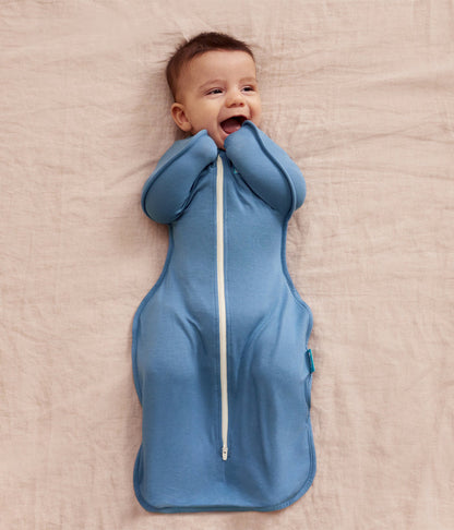 Swaddle Up™ 1.0 TOG Viscose from Bamboo Storm Blue