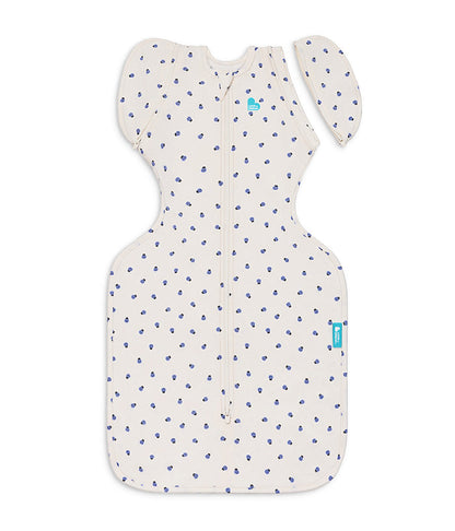 Swaddle Up™ 2-in-1 Transition Bag 0.2 TOG Cotton Cream Bugsy Blue