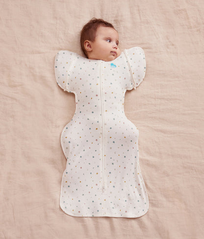 Swaddle Up™ 2-in-1 Transition Bag 0.2 TOG Organic Cotton White Starlight