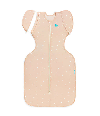 Swaddle Up™ 2-in-1 Transition Bag 0.2 TOG Viscose from Bamboo Blush Hearts