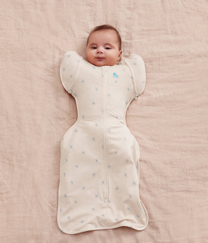 Swaddle Up™ 2-in-1 Transition Bag 0.2 TOG Viscose from Bamboo Mist Blue Sunny