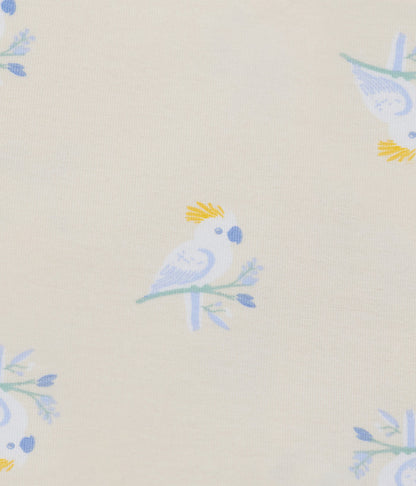 Swaddle Up™ 2-in-1 Transition Bag 1.0 TOG Cotton Cream Cockatoos