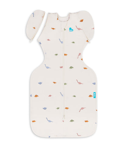Swaddle Up™ 2-in-1 Transition Bag 1.0 TOG Cotton Cream Dino Snore