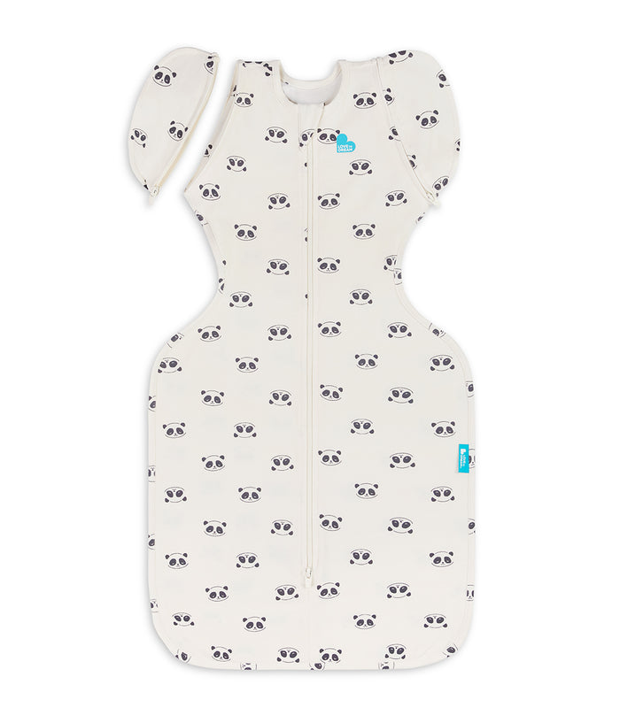 Swaddle Up™ 2-in-1 Transition Bag 1.0 TOG Cotton Cream Sleepy Pandas