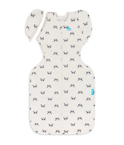 Swaddle Up™ 2-in-1 Transition Bag 1.0 TOG Cotton Cream Sleepy Pandas