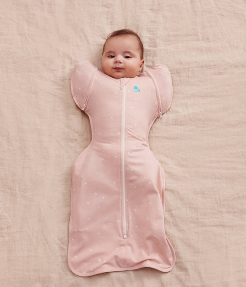Swaddle Up™ 2-in-1 Transition Bag 1.0 TOG Cotton Powder Pink Twinkle
