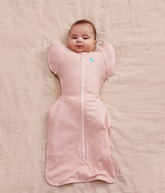 Swaddle Up™ 2-in-1 Transition Bag 1.0 TOG Cotton Powder Pink Twinkle