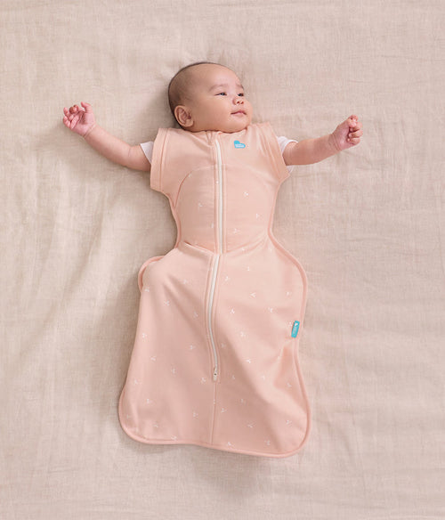 Swaddle Up™ 2-in-1 Transition Bag 1.5 TOG Cotton Fleece Blush Twigs