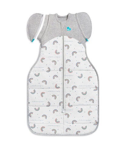 Swaddle Up™ 2-in-1 Transition Bag 2.5 TOG Cotton White Rainbow