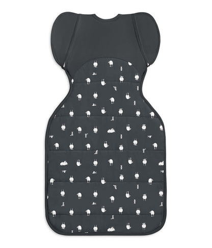 Swaddle Up™ 2-in-1 Transition Bag 2.5 TOG Organic Cotton/Merino Wool Charcoal Lamb's Best Friend