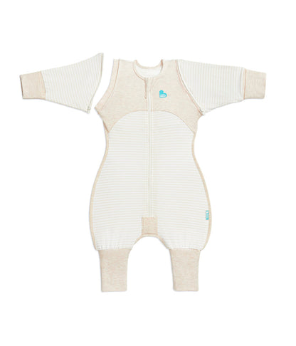 Swaddle Up™ 2-in-1 Transition Suit 0.2 TOG Cotton Tan Breton Stripe