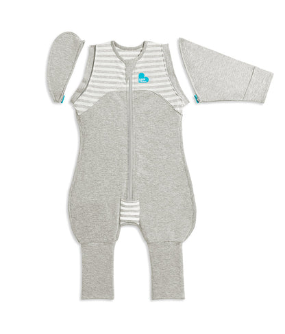 Swaddle Up™ 2-in-1 Transition Suit 1.0 TOG Cotton Grey