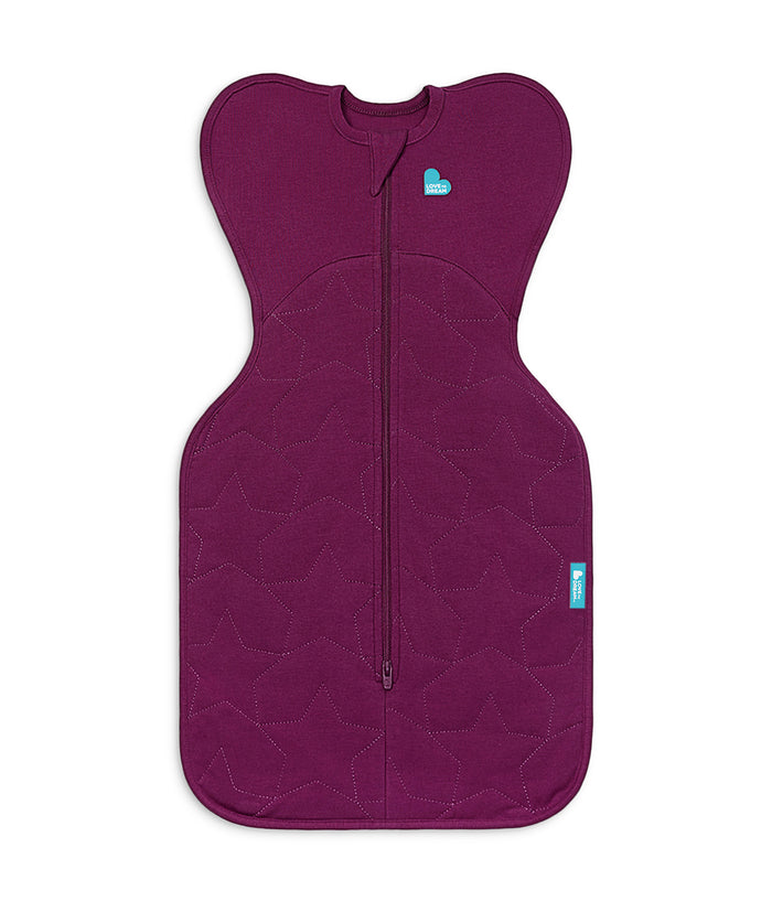 Swaddle Up™ 2.5 TOG Quilted Cotton Plum Starturn Quilted