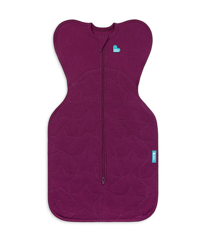 Swaddle Up™ 2.5 TOG Quilted Cotton Plum Starturn Quilted